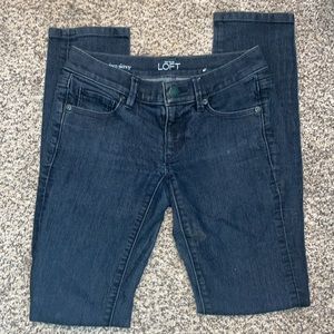 Ann Taylor Loft modern skinny Jeans. Sz 24/00